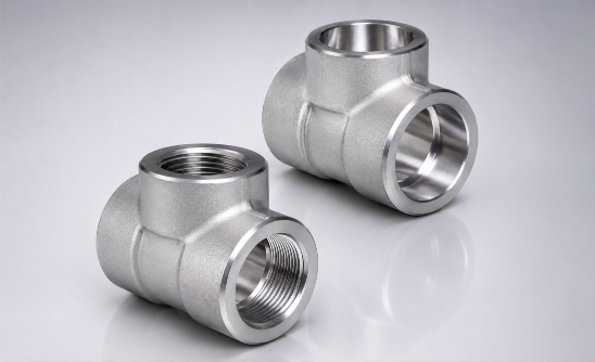 Specialized nickel alloy equal pipe tee, butt weld tee, welded tee, Inconel equal pipe tee, and Monel pipe tee manufacturer in India by Jaiman Metalloys LLP for extreme corrosive and high-temperature industrial environments.